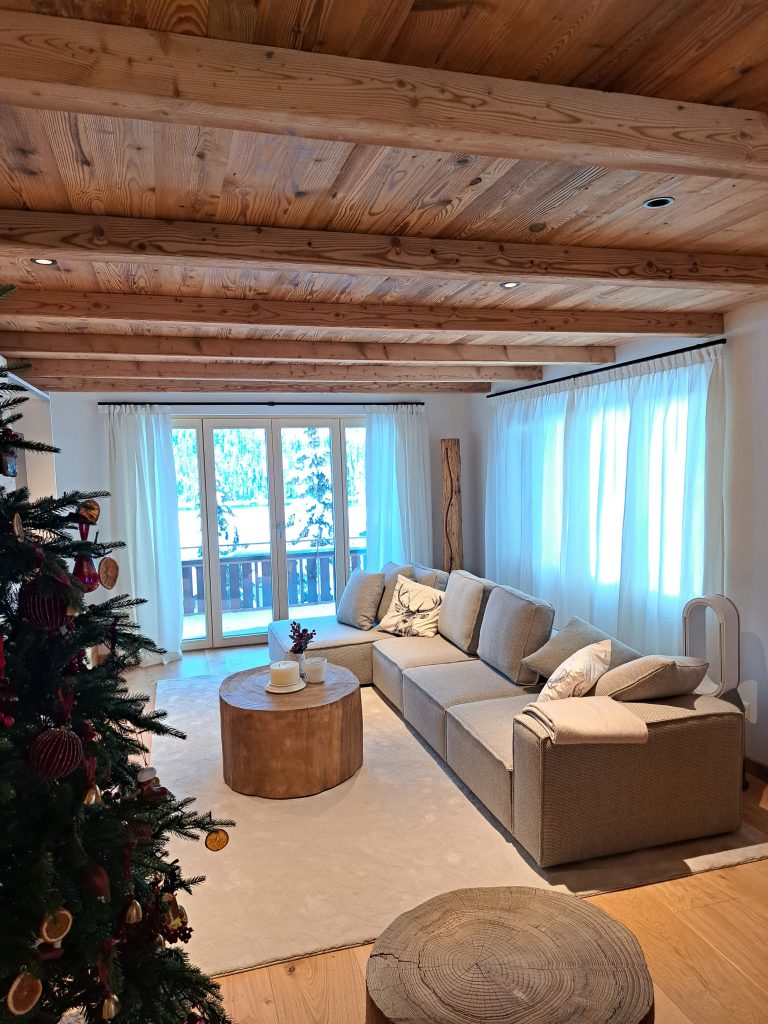 Tende da interno chalet di montagna