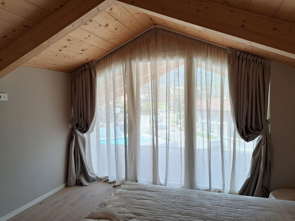 Tende da interno chalet di montagna