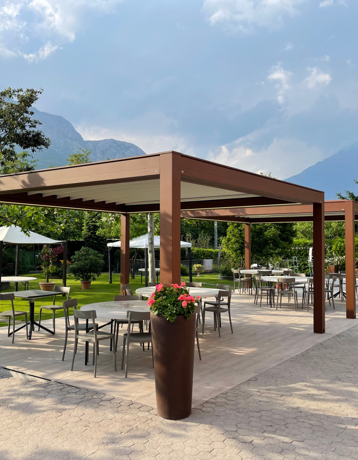 Pergola Tetto Piano KE
