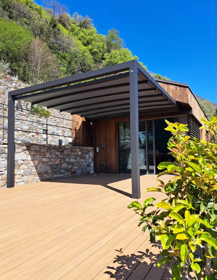 Pergola con telo