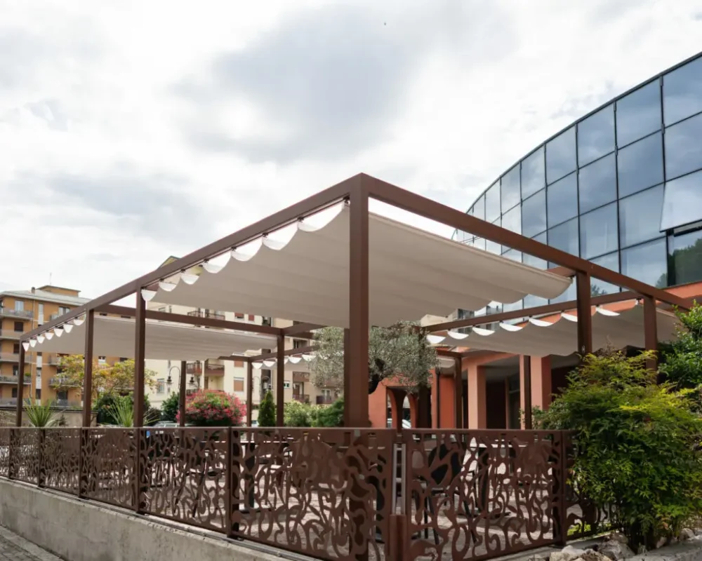 Ke Pergola Tetto Piano Saki